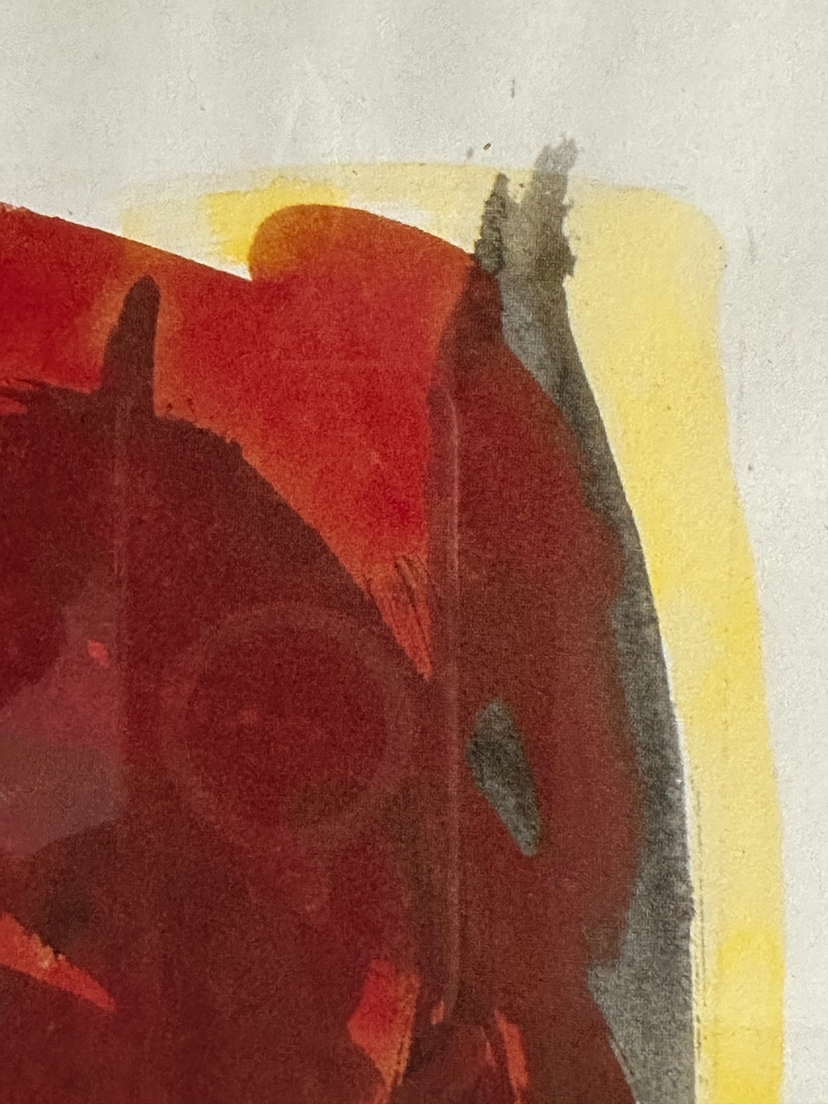 Expressive Figur – Mischtechnik auf Papier – 1986 – gestisch und kraftvoll4