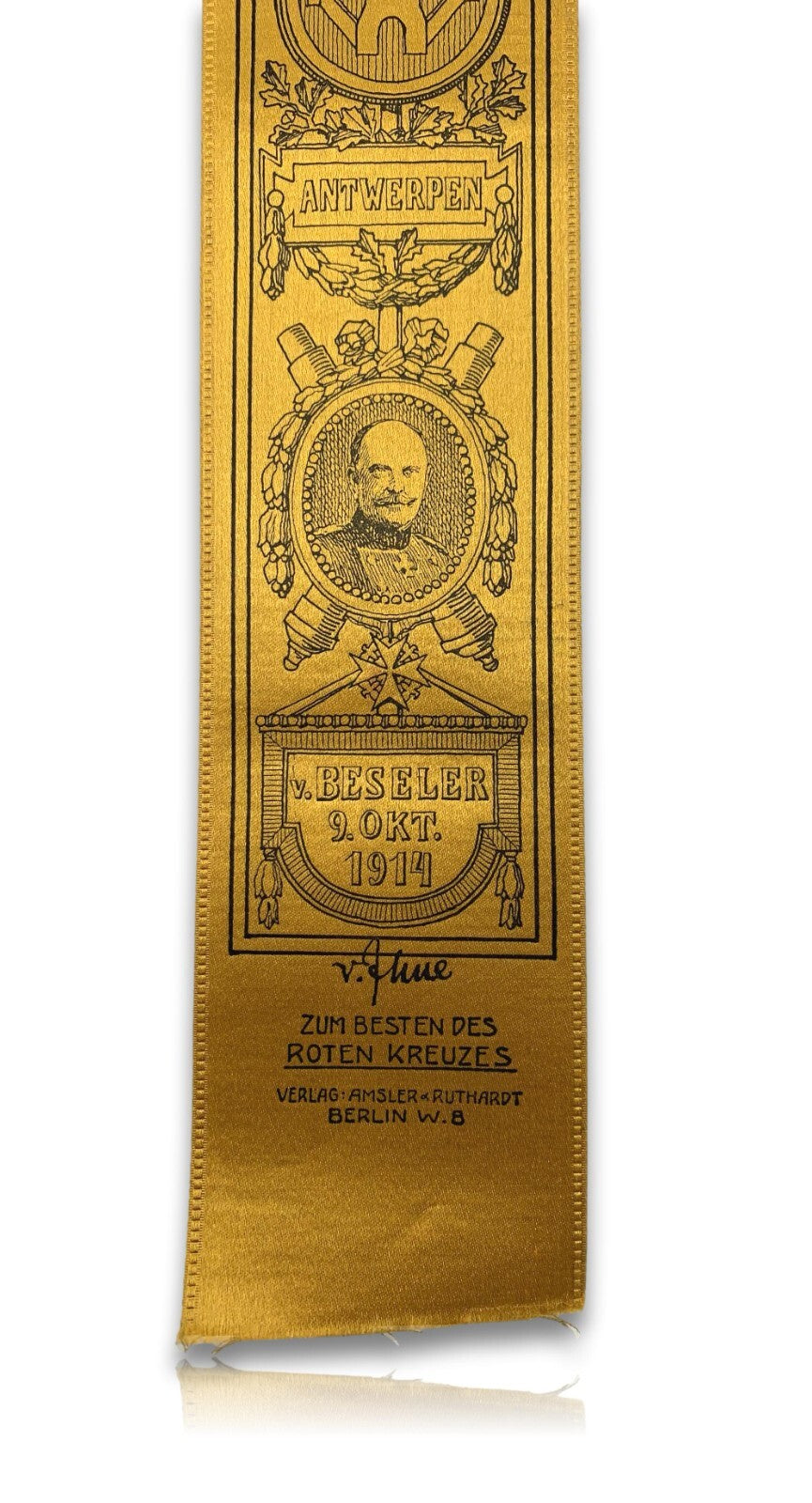 Vivat Band - WKI - Antwerpen, v. Beseler 9. Okt. 1914 - für das Roten Kreuzes1
