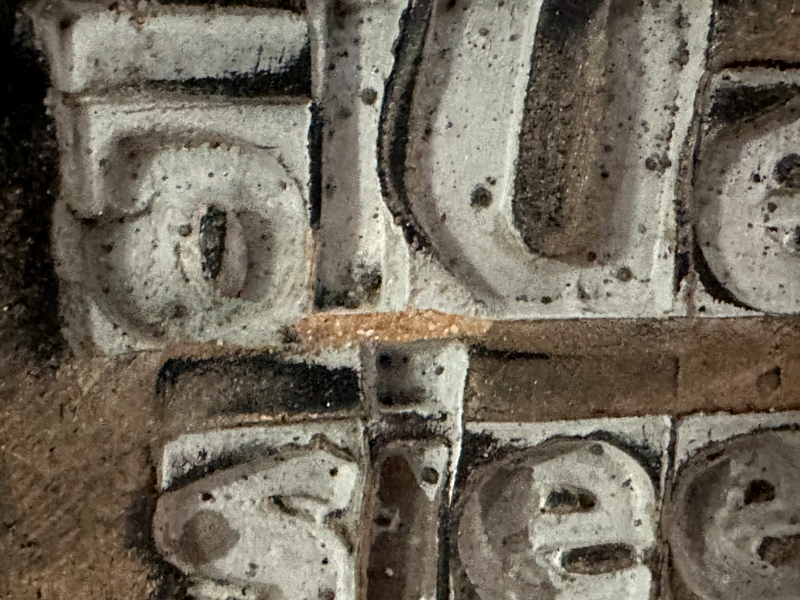 Lij bet – Tabernacolo con cuore 1987 – Terracotta - Herz, Typografie - gerahmt7