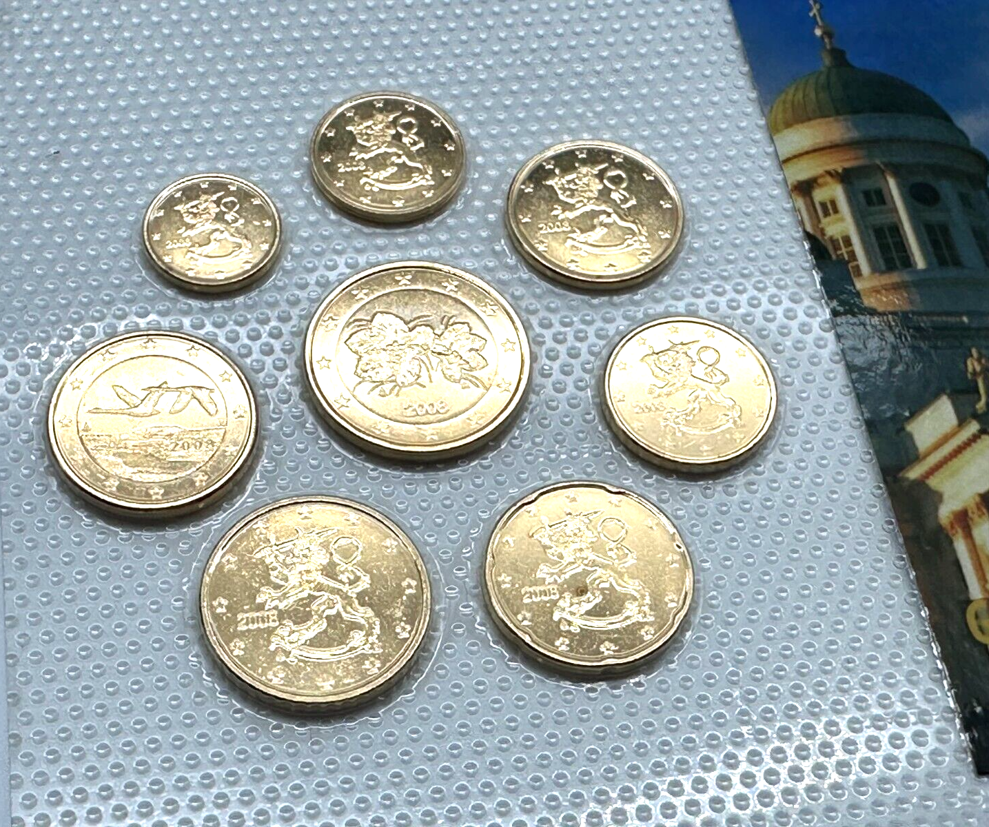KMS Finnland - 2008 - Euro € 24ct Vergoldet - limt. Auflage 500 Stück3