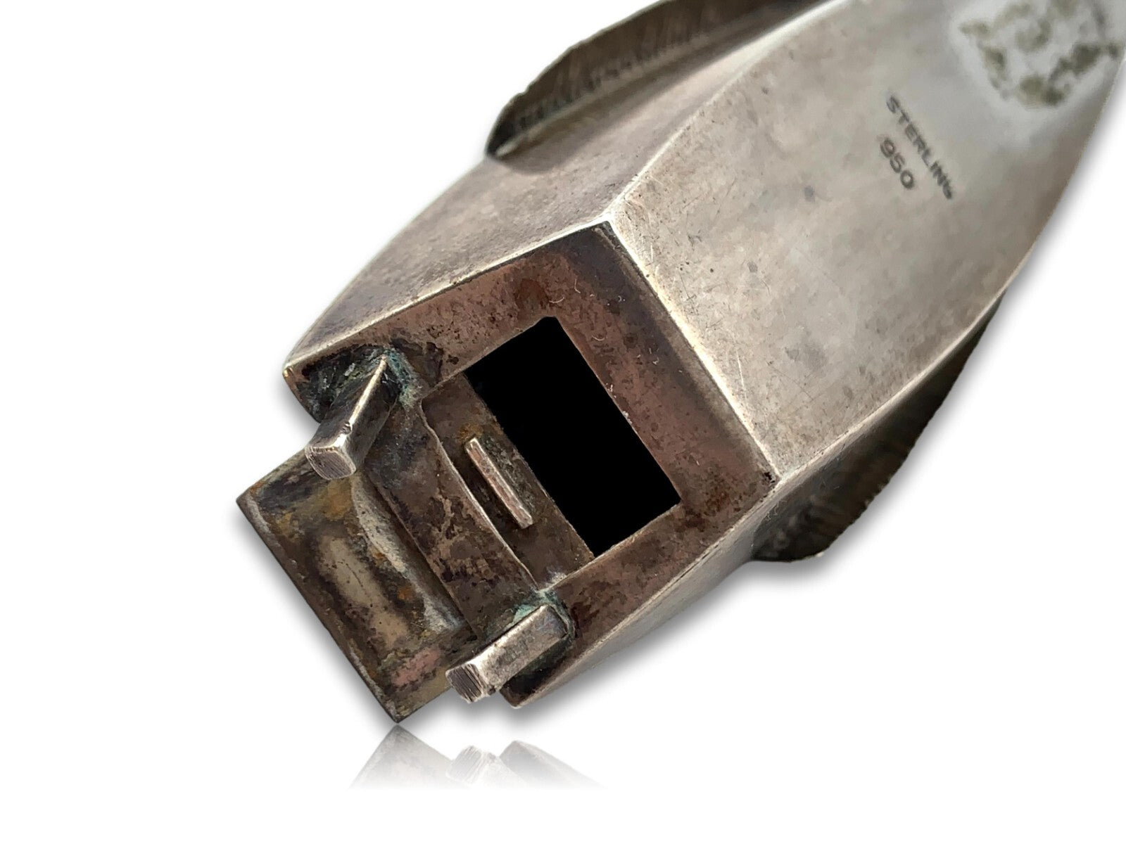 Miniatur Sampan Boot Gondel - 950er Sterling Silber - Salzstreuer - Handarbeit10