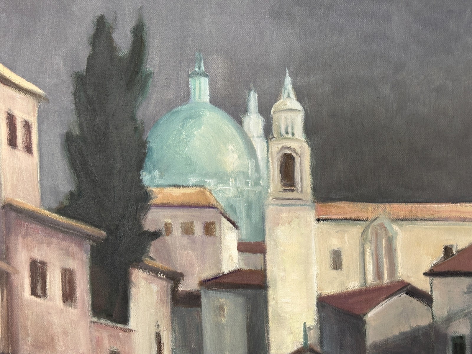 Franz Probst - Titel: In Venedig - Öl auf Leinw. sign. 1987 - sehr guter Zustand2