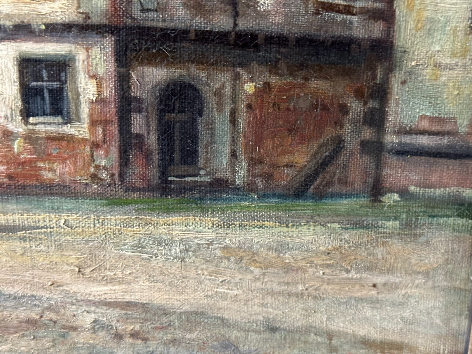 Öl auf Leinwand - Hermann Wolff - Hegereiterhaus Rothenburg a. d. T. - signiert12