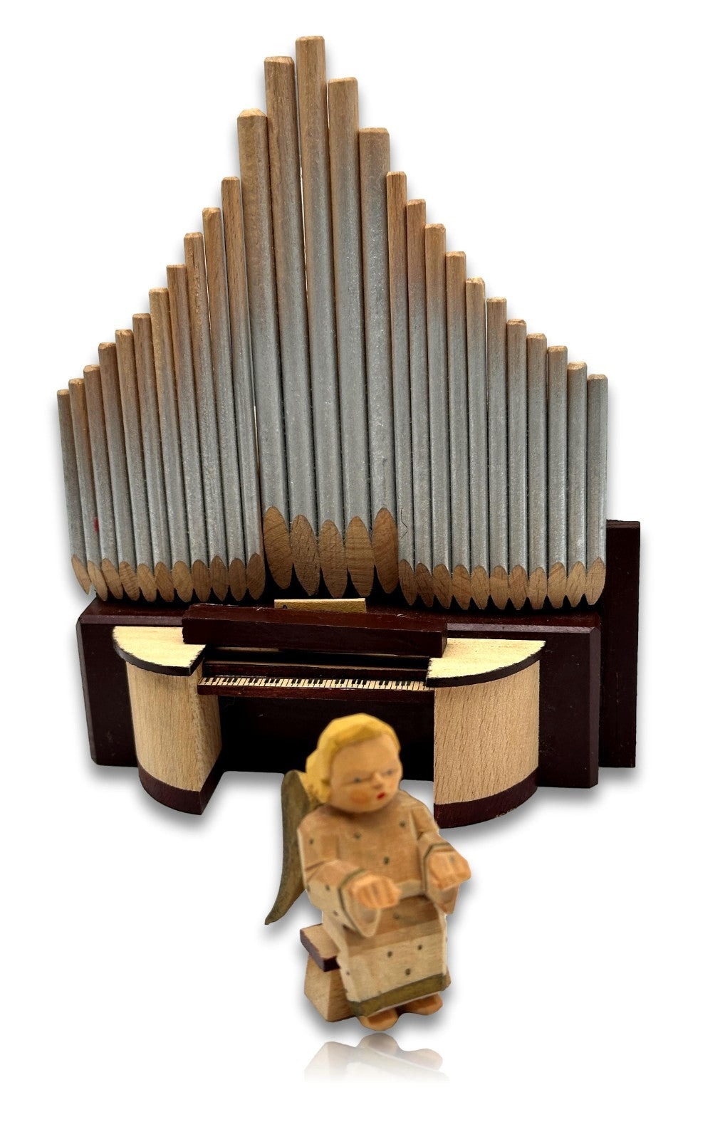 Schumann & Wagner Engel-Orchester Erzgebirge - 10 Figuren + Orgel - handbemalt3