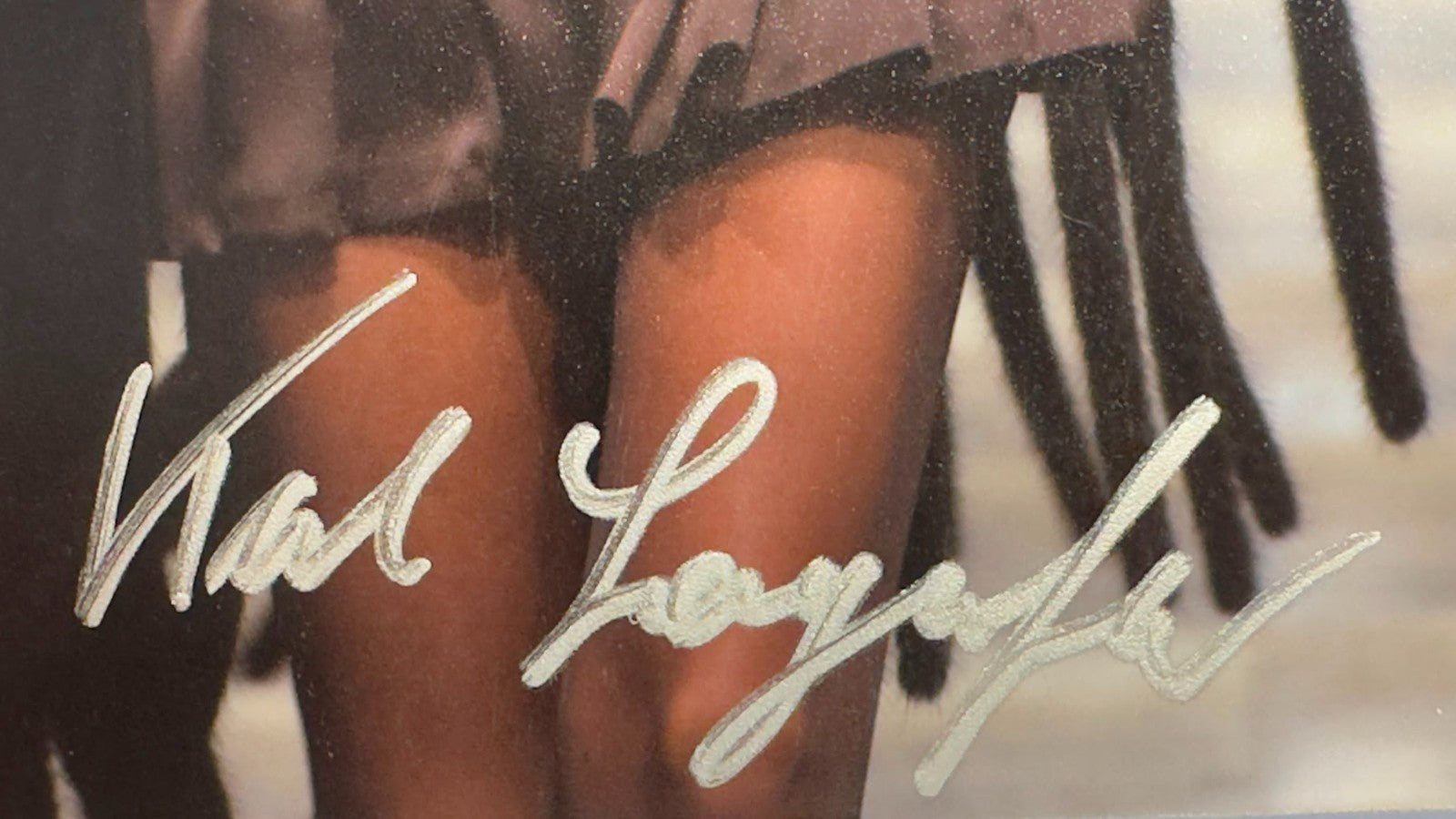 Karl Lagerfeld Autogramm - signiertes Foto 20x15 cm Fashion Chanel Mode Laufsteg4