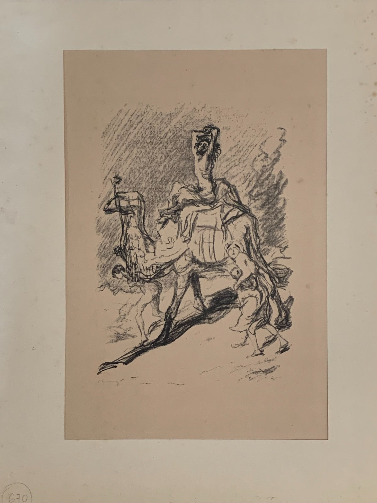 Max Slevogt 1868-1932 - Lithographie 1917 - Mohamed - signiert limitiert1