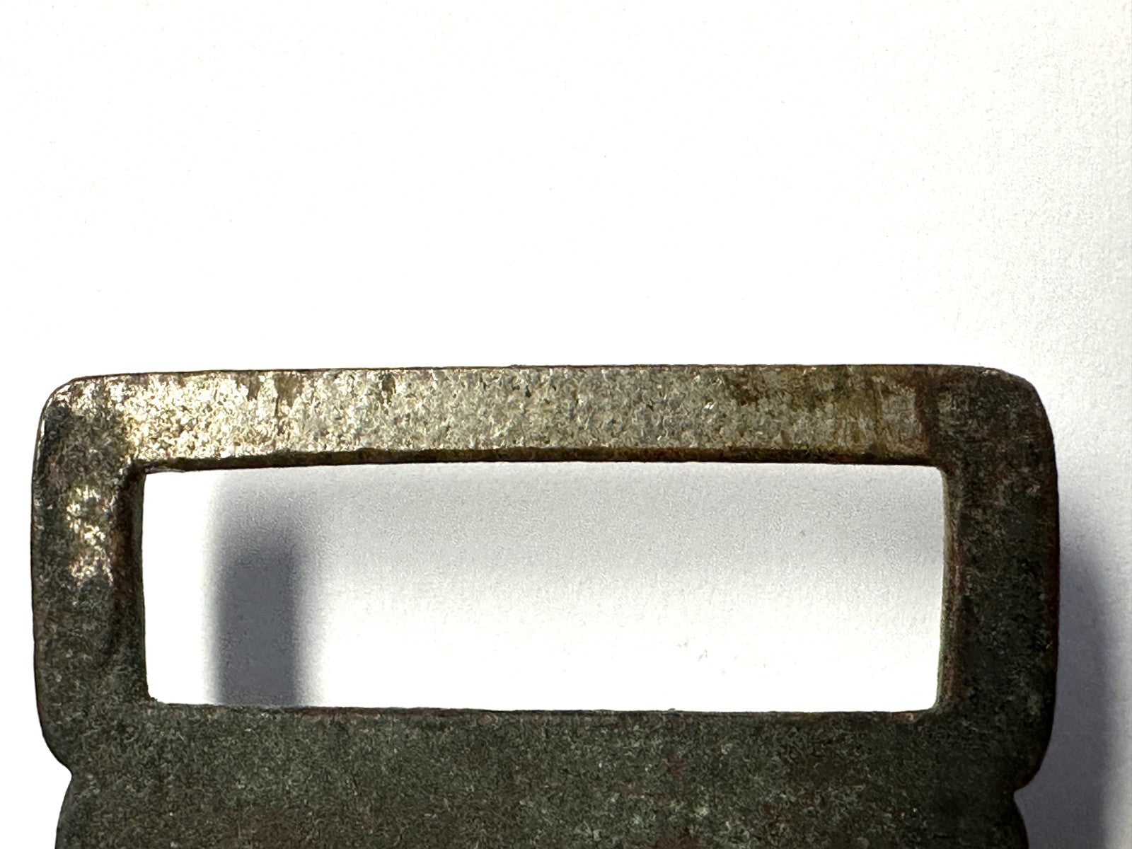 Zunft Gürtelhaken Fleischer/Metzger - Ochsenkopf - Messing/Bronze - um 19010