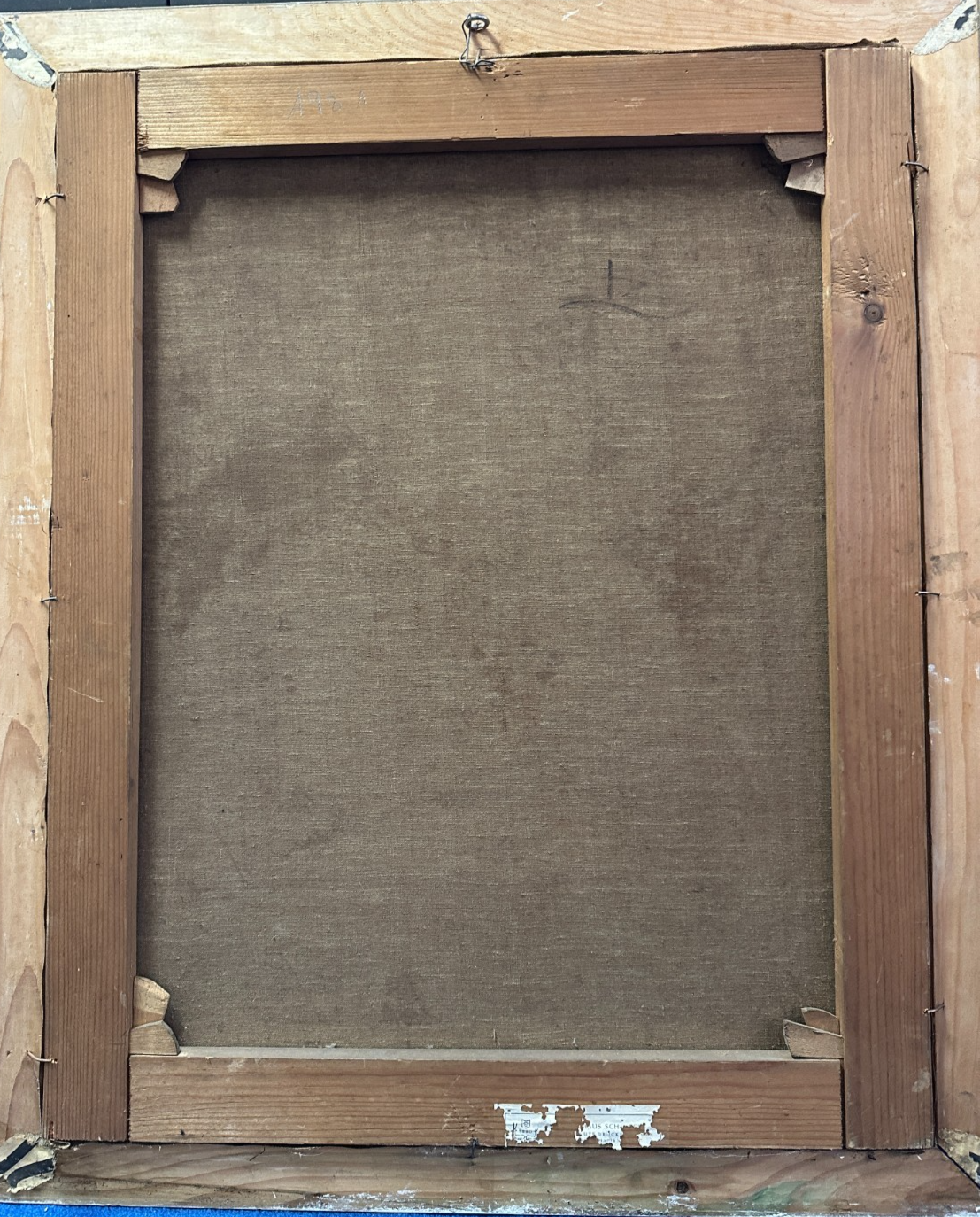 Damenporträt um 1842 – Öl auf Leinwand – gerahmt - Süddeutschland - sign.14