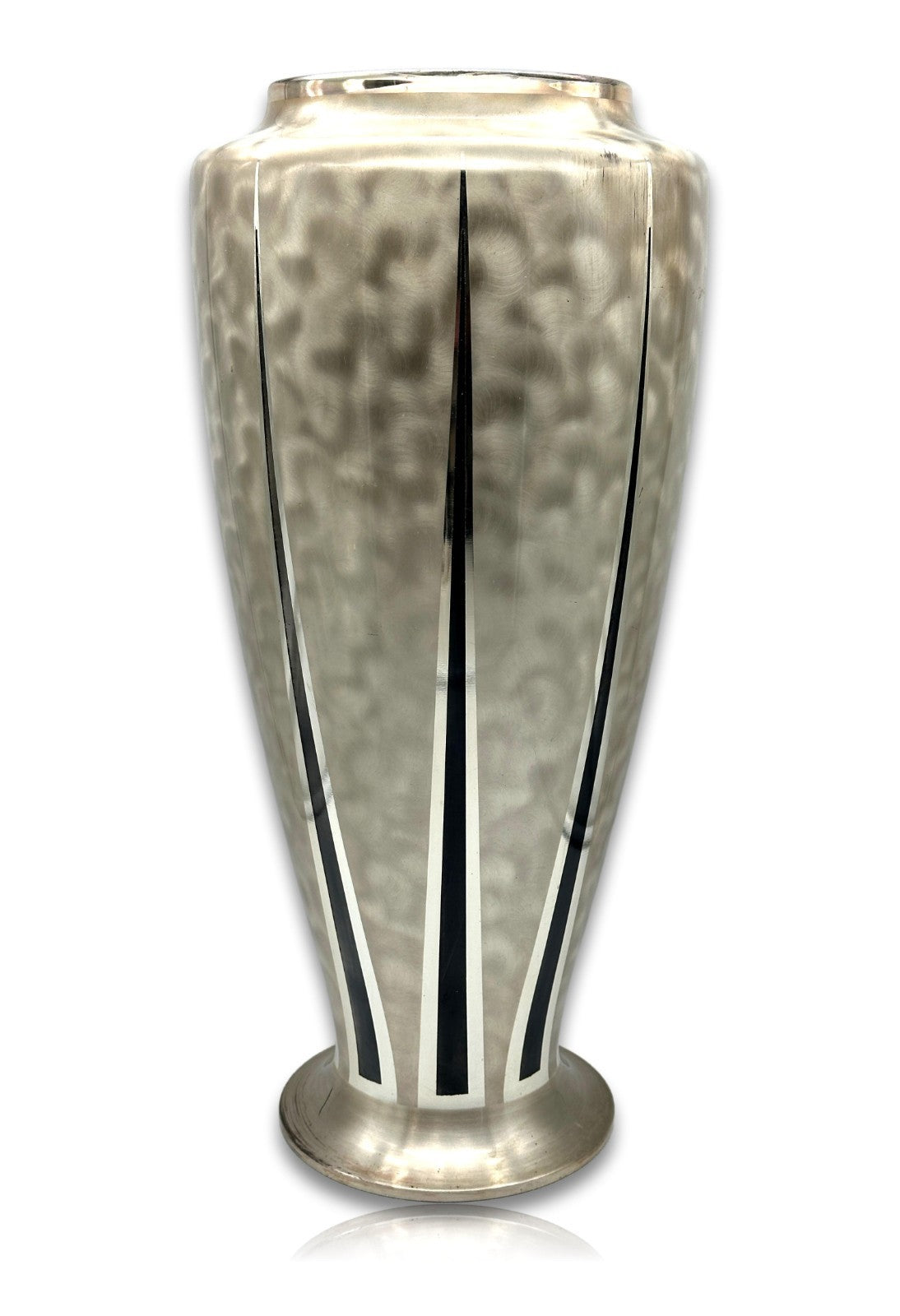 WMF Ikora - Vase 50 cm (XXL) - Art Déco 30er Jahre - Streifendekor - SELTEN! RAR0