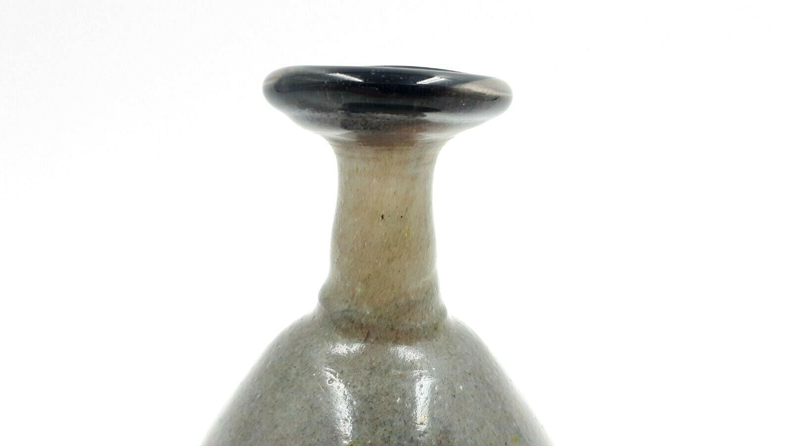 Erwin Eisch Vase - Frauenau 1981 - Künstler Glas - Abriss - signiert und datiert4