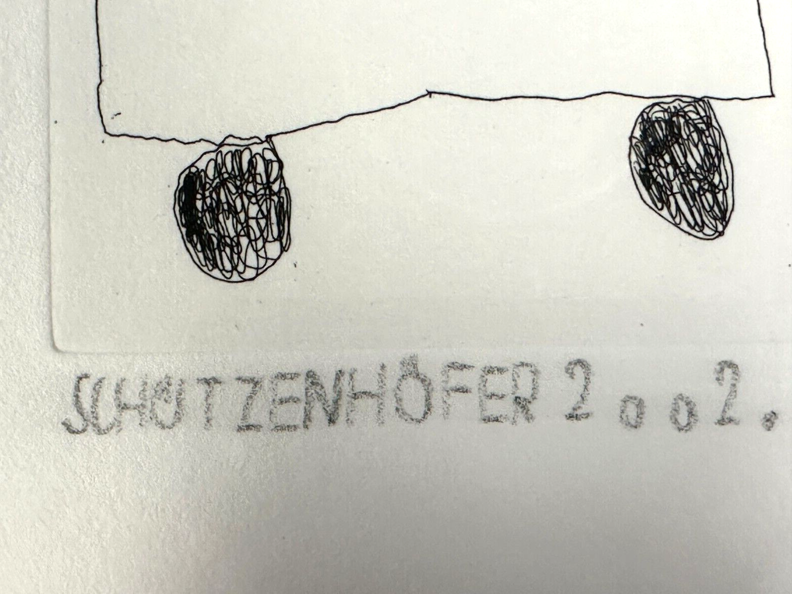 Günther Schützenhöfer - Radierung 2002 - lim. 43/250 - Untitled - gerahmt2