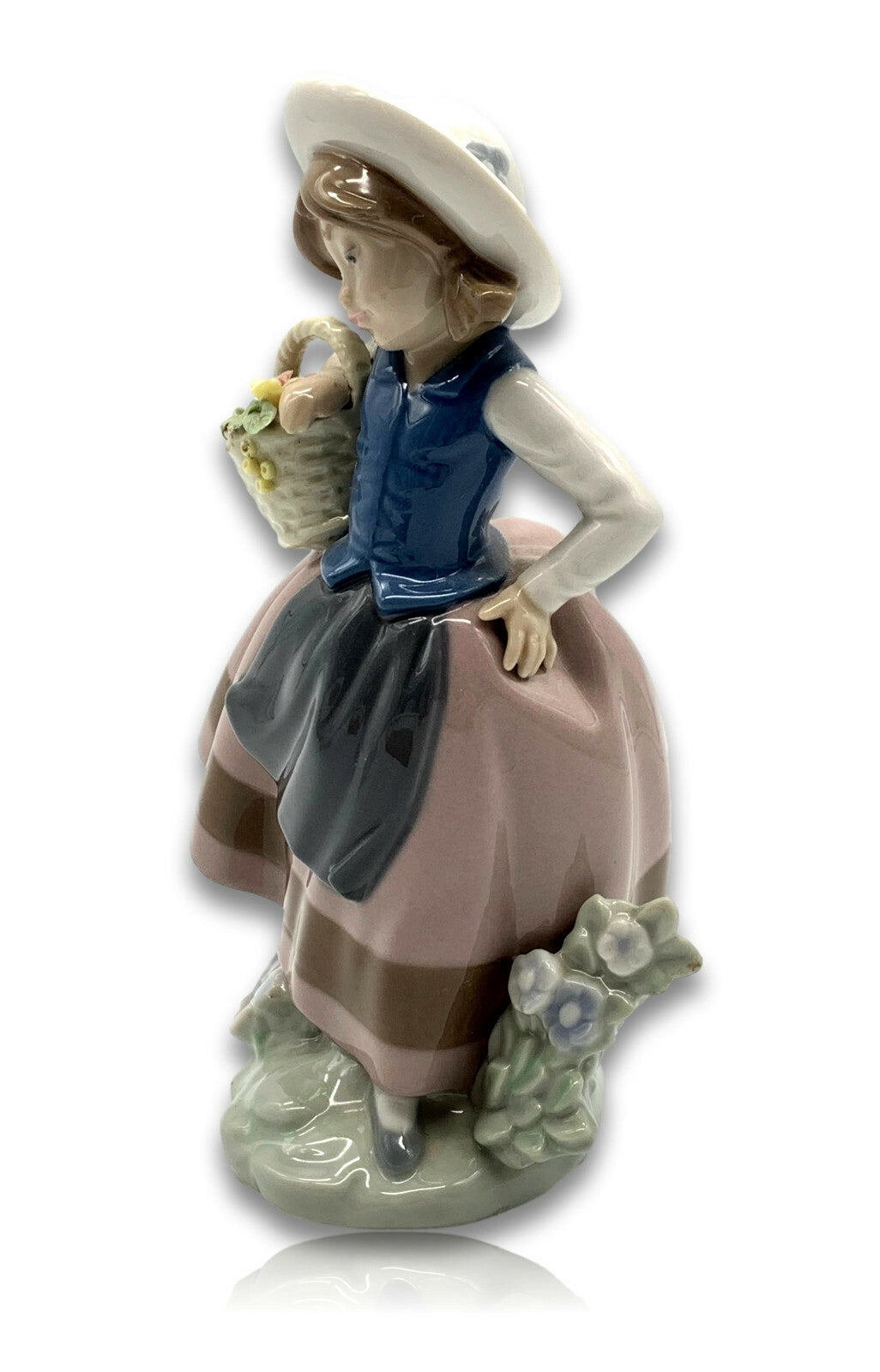 Lladro Figur - Nr.5221 - 'Sweet Scent' - Keramik - Mädchen - polychrome Bemalung1