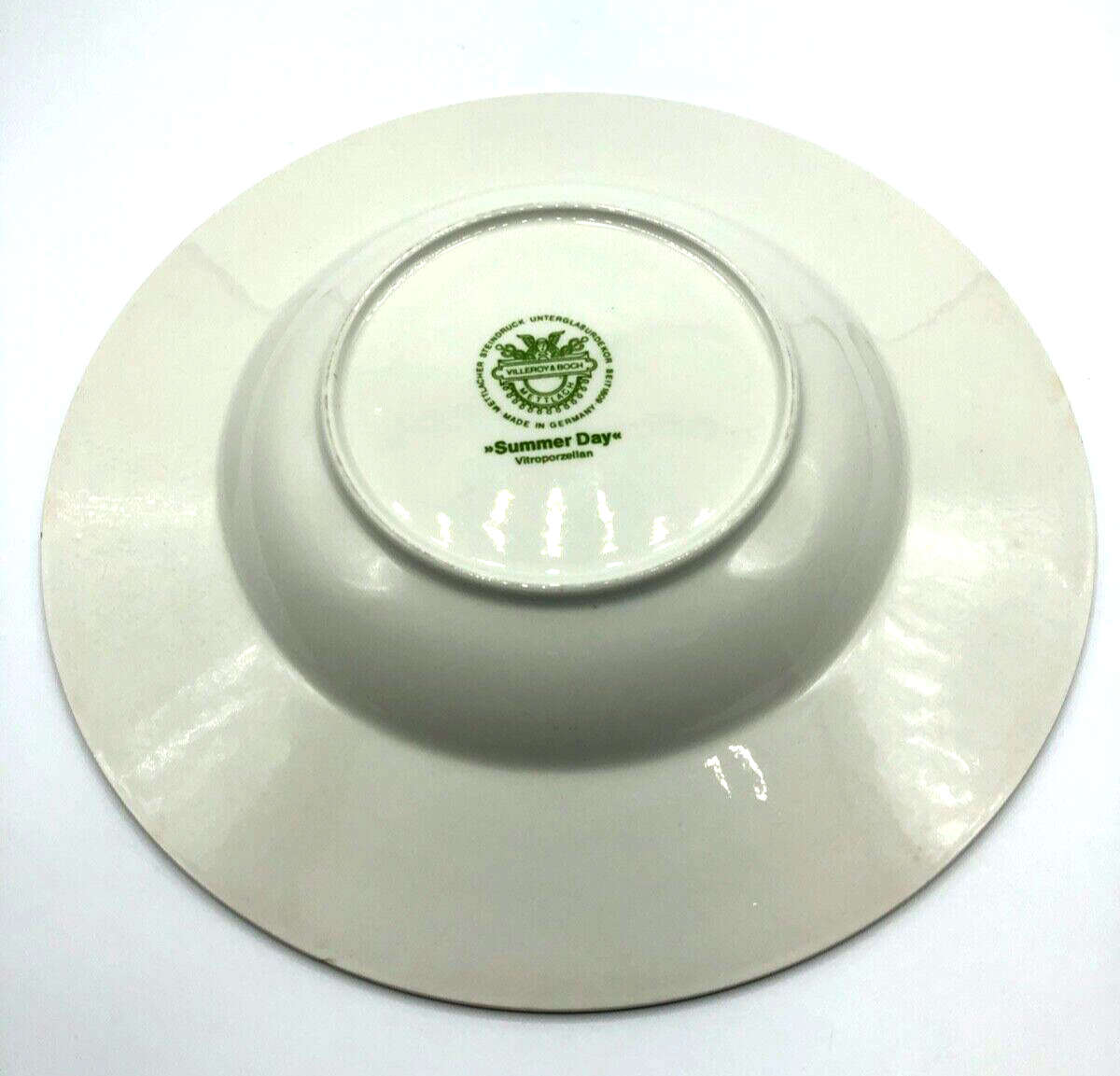Vintage Villeroy & Boch Porzellan Modell Summerday 1 Suppenteller tiefer Teller3