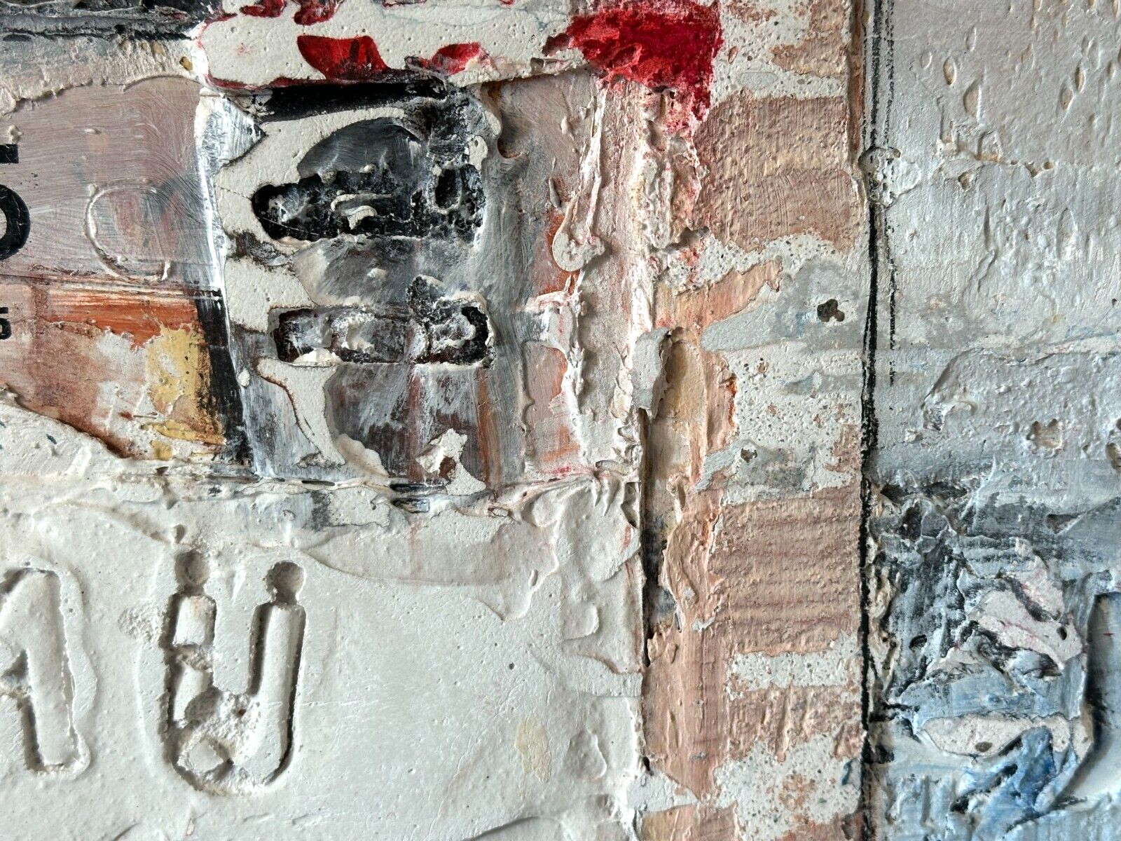 Nikola Zigon - Öl auf Leinwand Collage Mischtechnik - 2004 - gerahmt - signiert4
