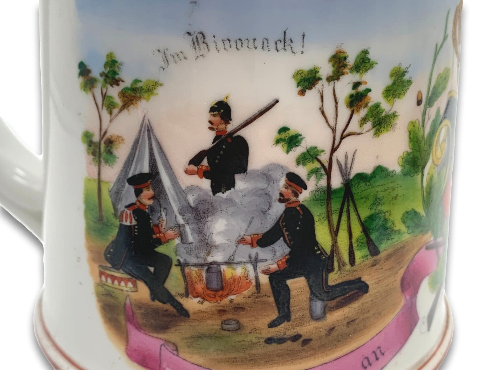 Reservistenkrug Krug 5. Comp 9. Württ. Inft. Regiment Nr. 127 Ulm - Karl Haller12