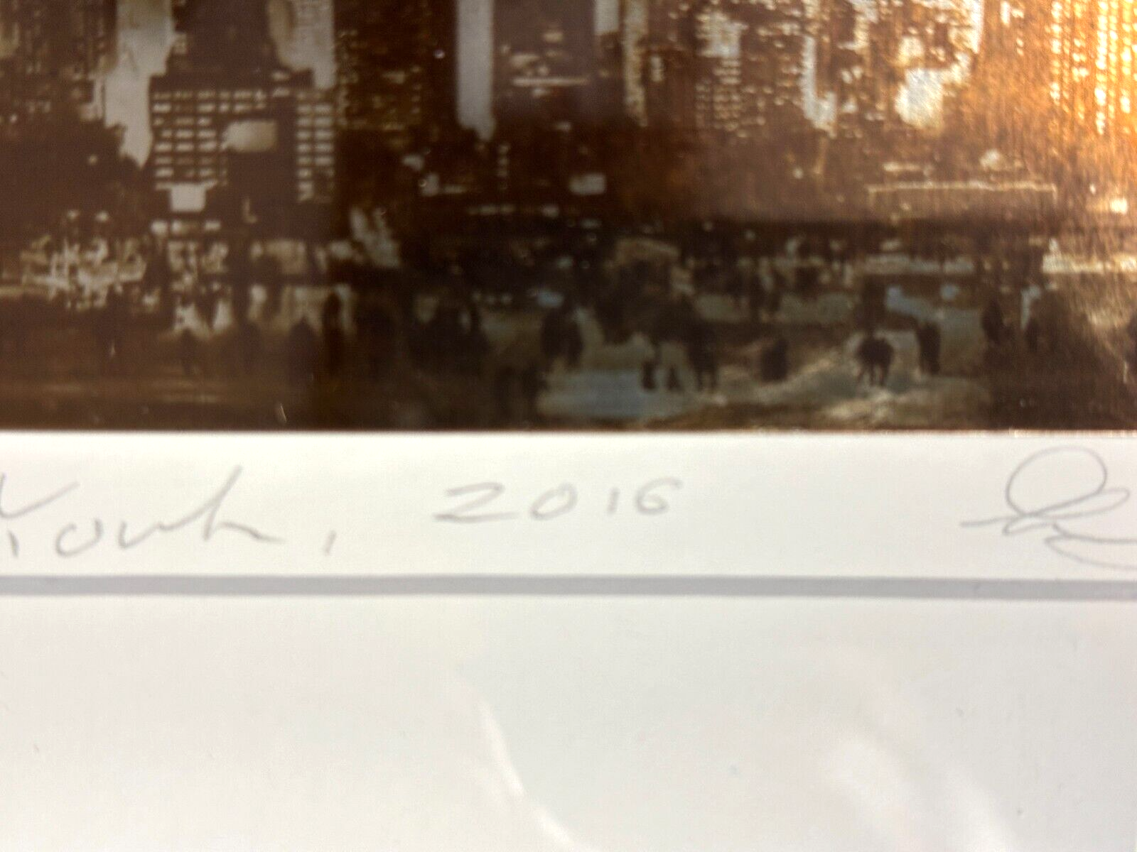 Przemek Zajfert - Heliographie - New York 2016 - signiert - gerahmt Passepartout6