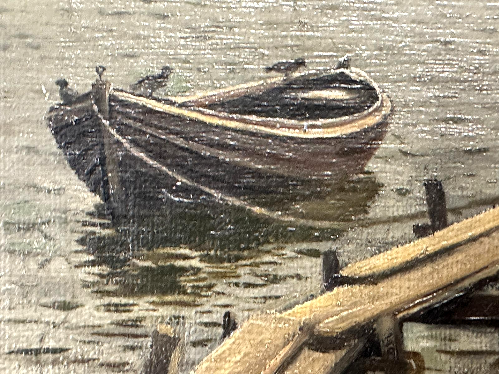 Hans Schleich - 1834-1912 - Insel Rügen - Öl auf Leinwand auf Platte - signiert3