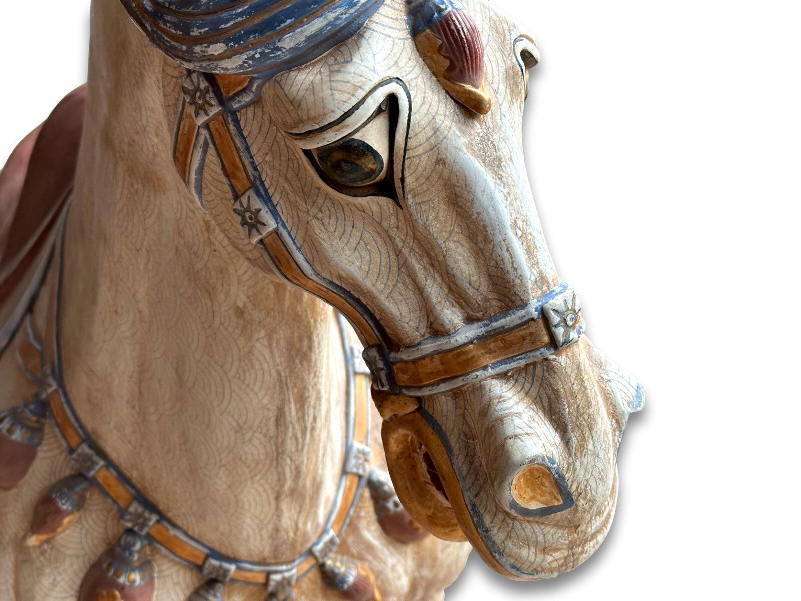 XL Tang Pferd Horse - Tang Dynastie - Chinesisches Kriegspferd - Gebrannter Ton3