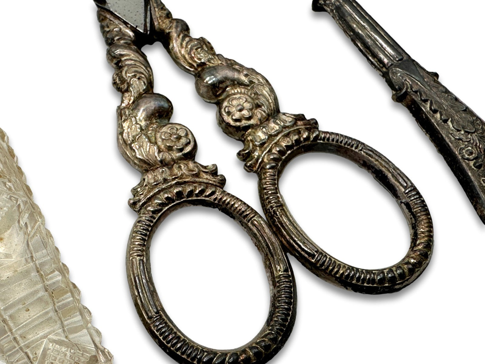 Antikes Näh-Etui um 1800 – komplett mit Zubehör & Originaletui - Silber4