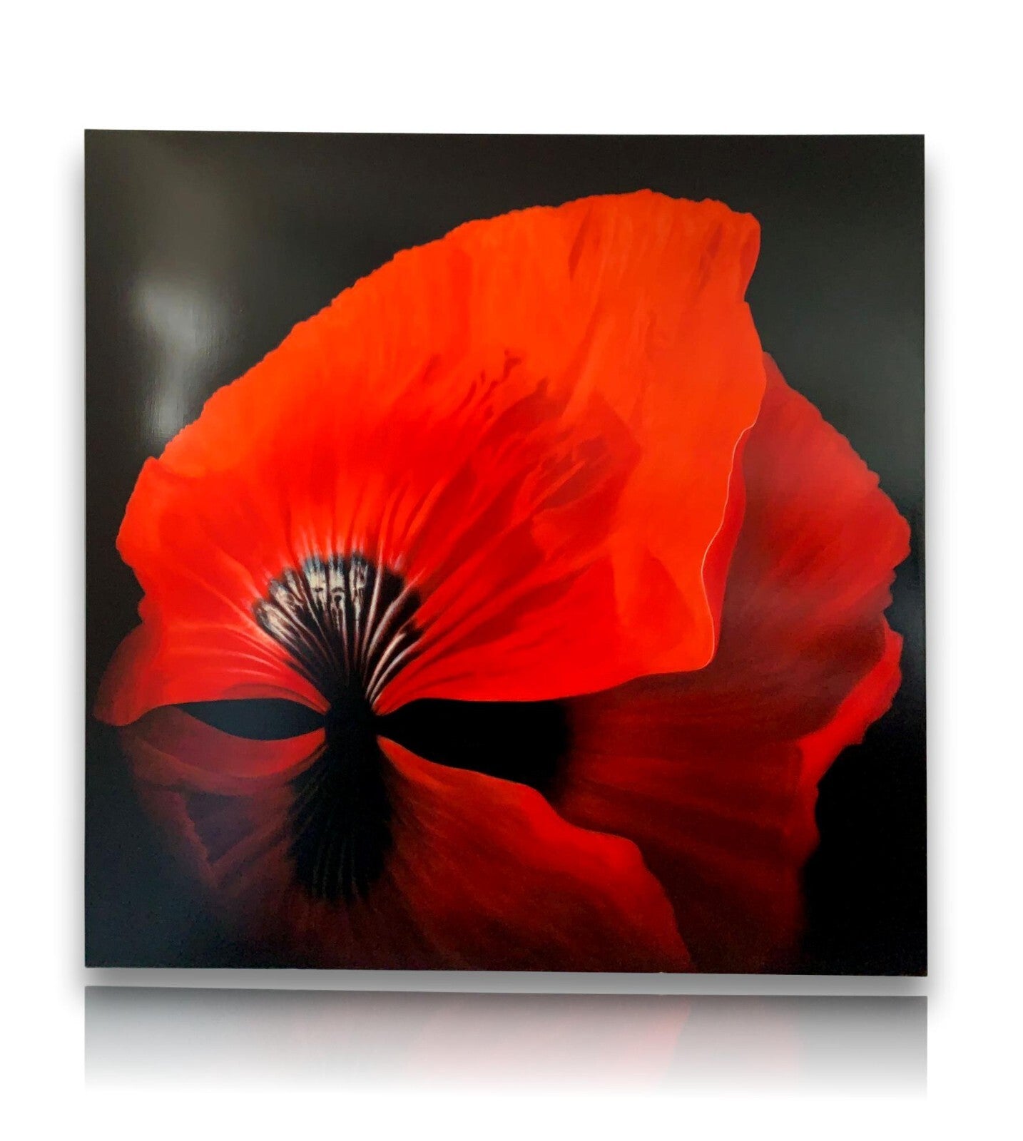 Carlo Ferrari - XL Öl auf Leinwand - Composizione in Rosso - signiert0