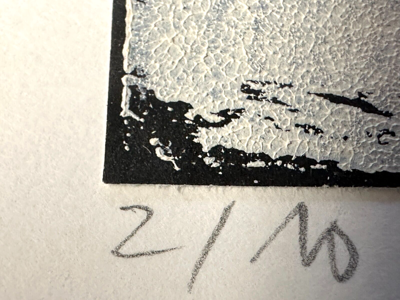 Rolf Urban - Linolschnitt auf Papier - signiert datiert nummeriert - gerahmt5