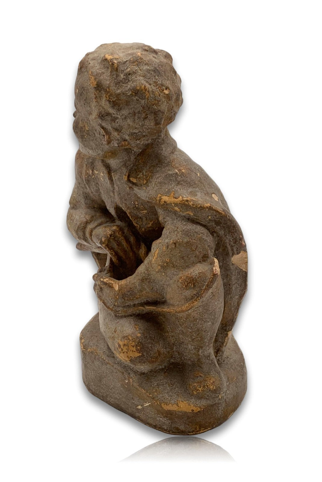 Ulrich Kottenrodt 1906-1984 - Angelnder Junge - Skulptur Figur signiert - Gips2
