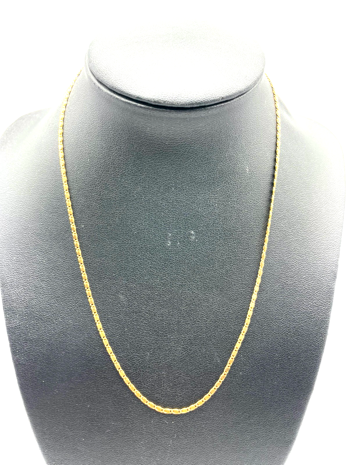 Solide FBM 333 Gold 8 K Halskette Mäander Kette Juwelier L 42 cm B 2 mm unisex1