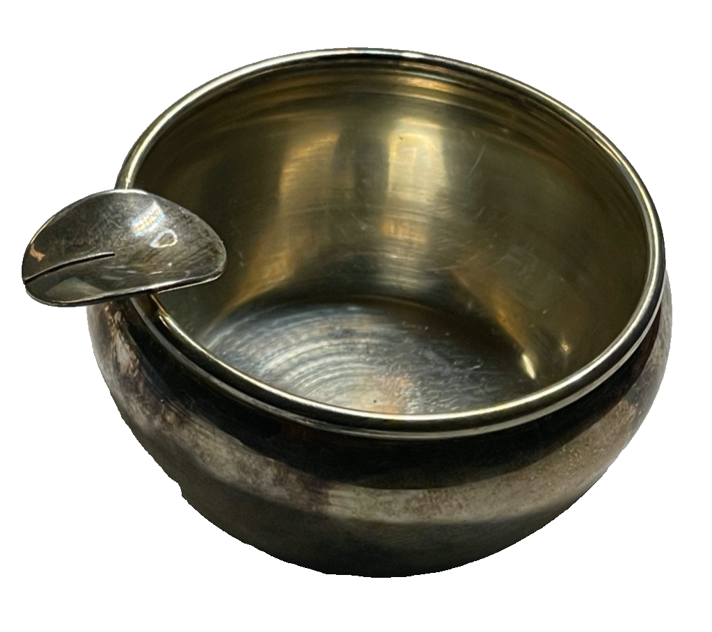 Vintage 800 Silber Mini Ascher Aschenbecher Herkunft unbekannt 20,82 Gr. gepfl.9