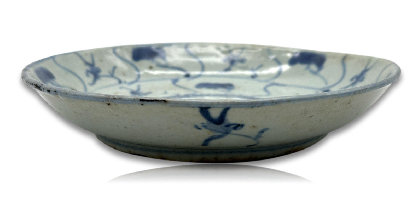 japanische Arita-Porzellan-Schale - Blau-Weiß, späte Edo - bis frühe Meiji Zeit1