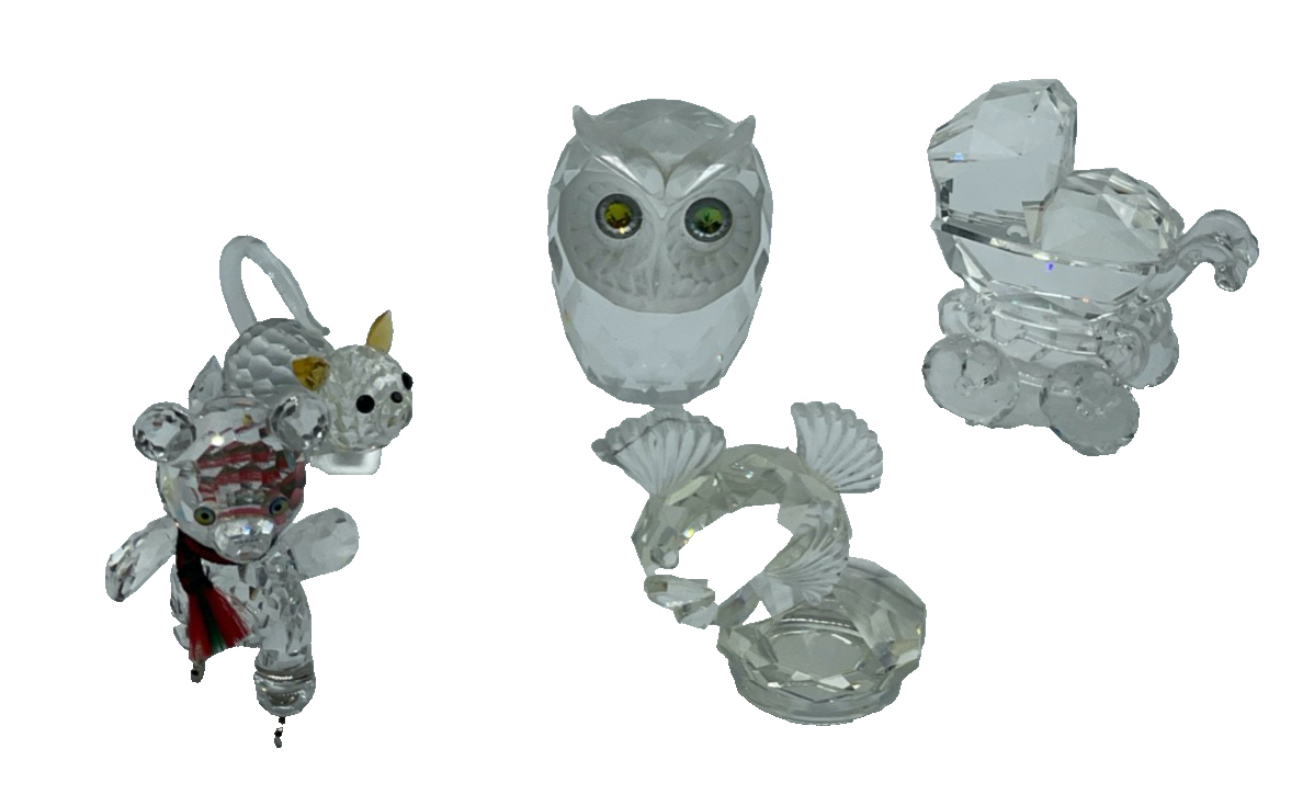Konvolut 5 schöne Sammler Swarovski Kristall Figuren unbeschädigt aus Sammlung0