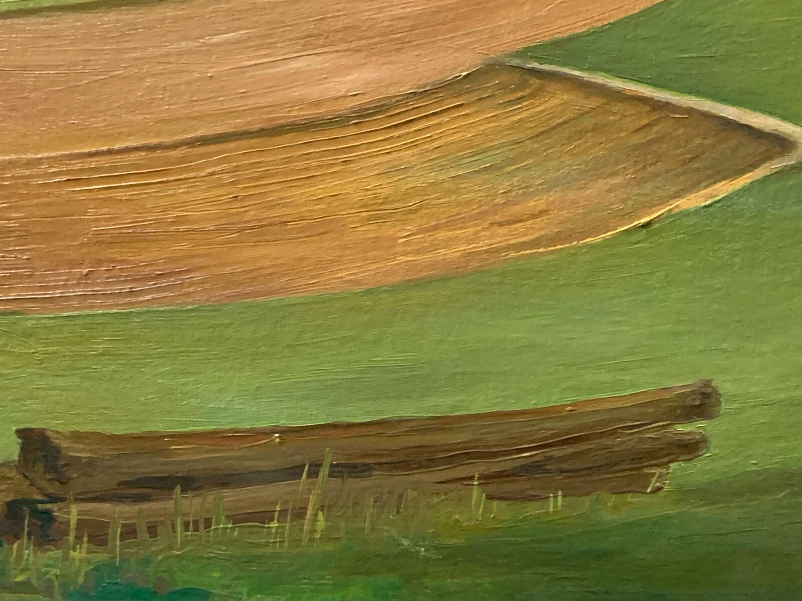 Fritz Mader 1900-1998 - Alblandschaft - Öl auf LWD auf FP  ungerahmt - signiert3