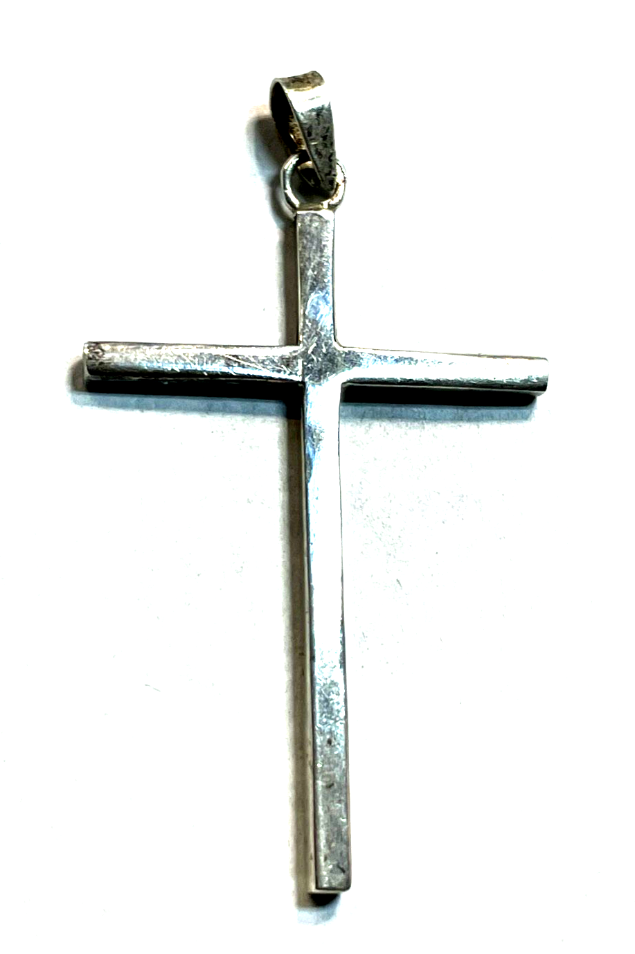 Großer Kreuz Anhänger in 925 Sterling puristisch unisex tragbar H 58 x B 34 mm0