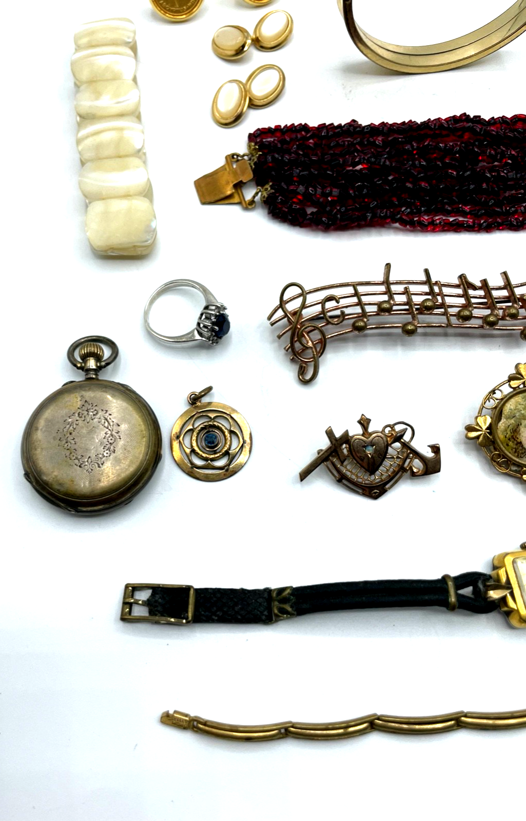 Antik Schmuck Konvolut Golddouble Dubleegold Basteln Umarbeiten + Tragen10