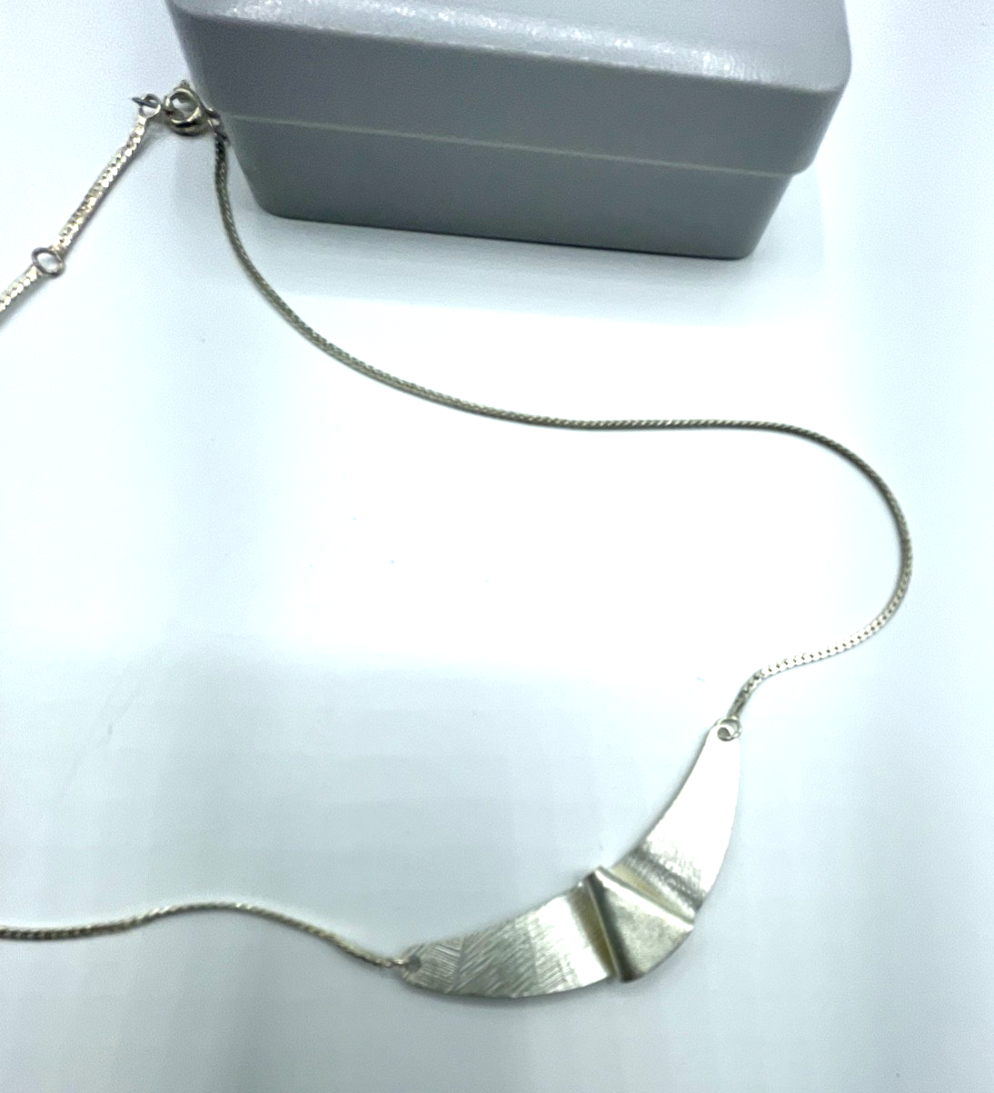 Goldschmied Silbercollier moderne Silberkette 925 Sterling Silber mit orig. Box3