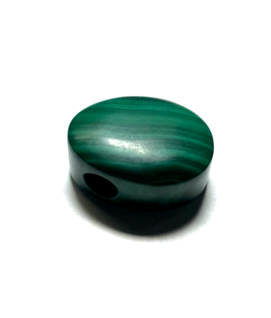 Wunderschöner polierter Anhänger Malachit Cabochon unisex2