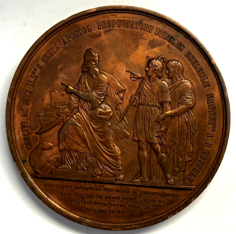 Frankreich-Algerien - General Louis Juchault de La Moricière 1860 -Medaille4