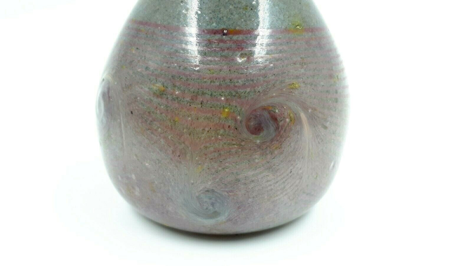 Erwin Eisch Vase - Frauenau 1981 - Künstler Glas - Abriss - signiert und datiert3