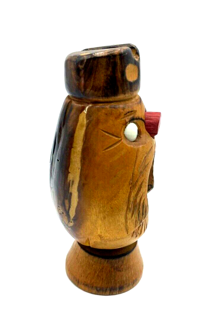 Alter lustig aussehender Nussknacker aus Holz vintage Handarbeit2