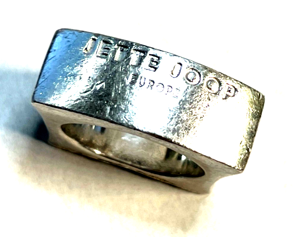 26,57 Gramm Jette Joop Europe schwerer Statement Ring 925 Silber Ø 17,5 mm RG 5514