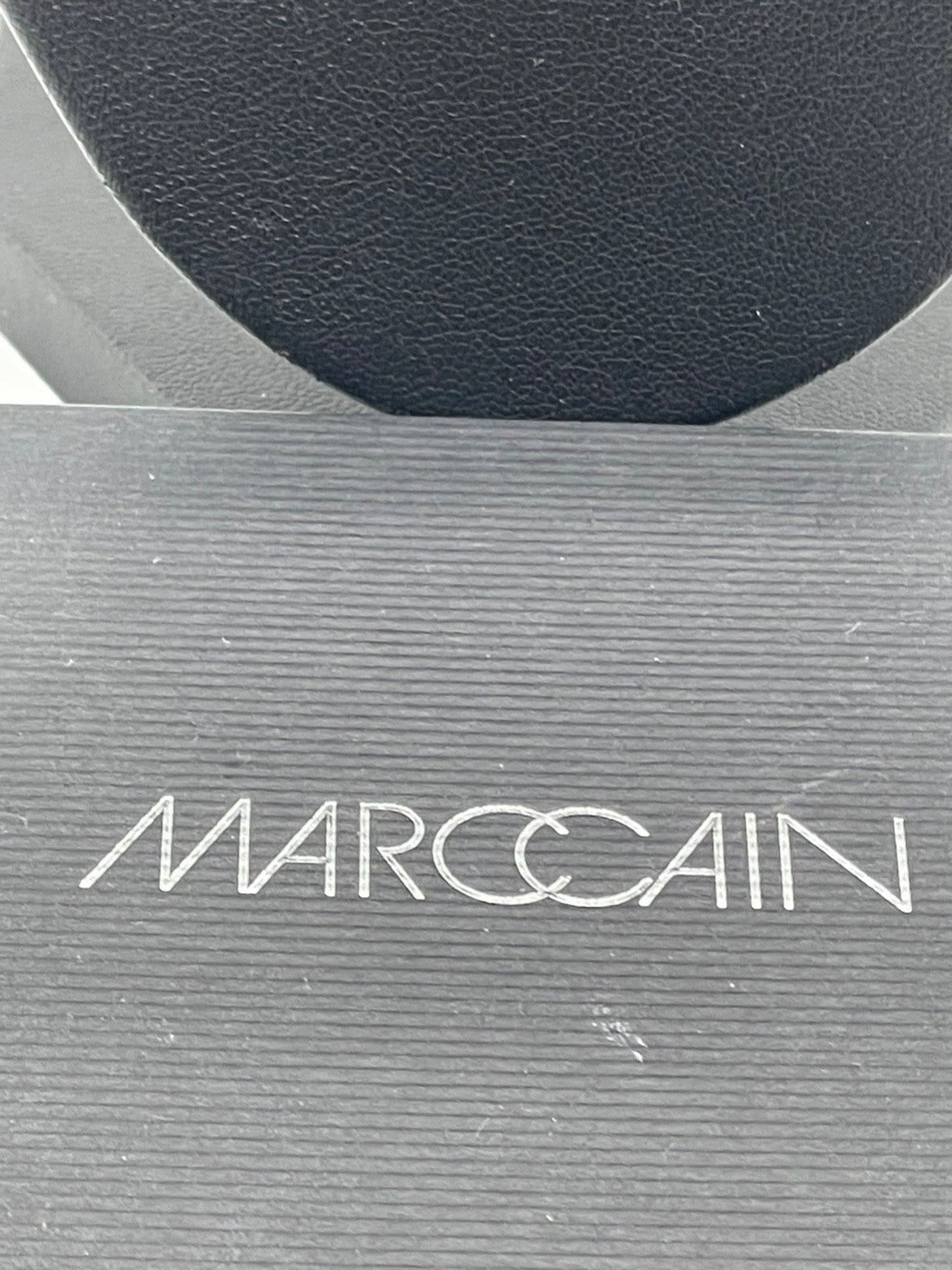 Neuwertige Halskette gold schwarz MARC CAIN Collier Panzerkette Statement chic3