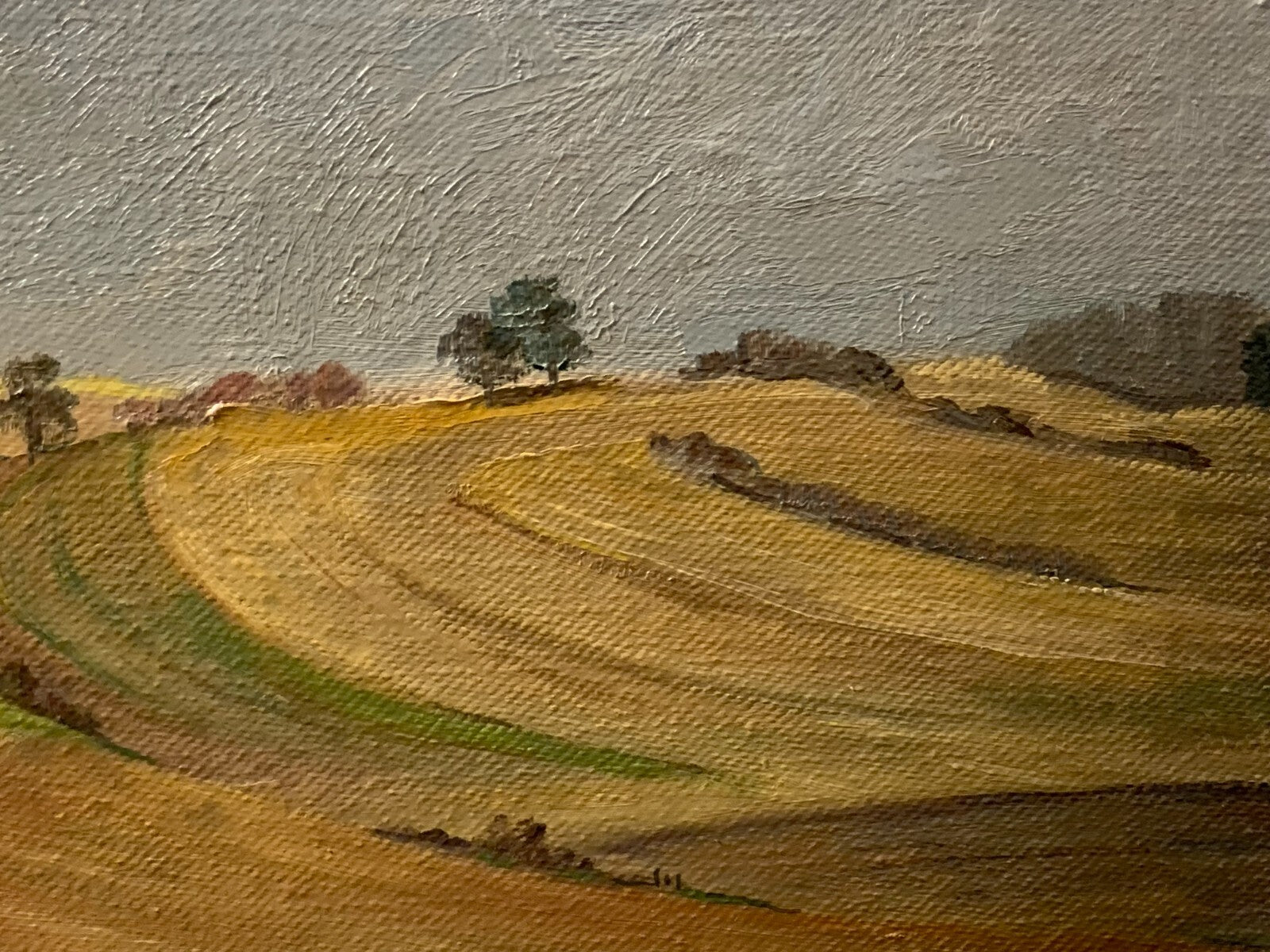 Fritz Mader 1900-1998 - Bei Feldhausen - Öl auf Faserplatte ungerahmt - signiert6