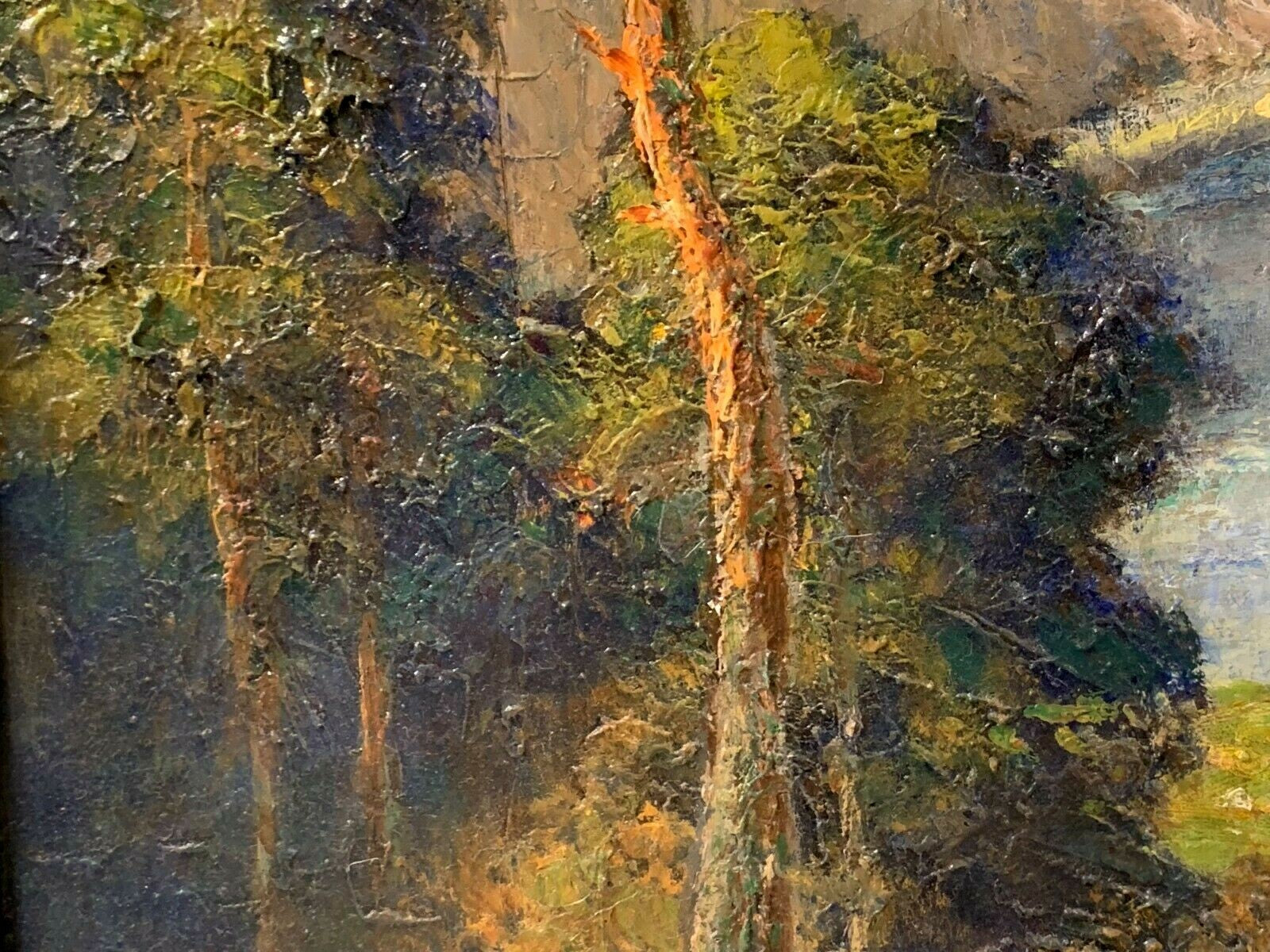 Wolfgang Heinz Unger *1929 - Wanderrast - Öl auf Holzplatte - gerahmt - signiert8