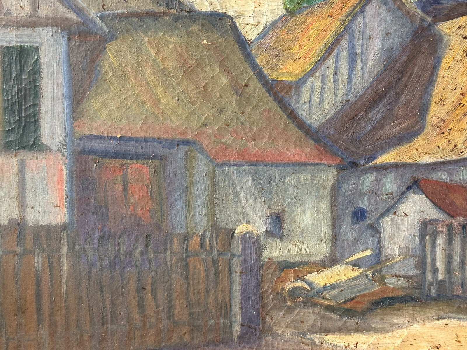 Reiner Wagner - Öl auf Leinwand - süddeutsches Dorfidyll - signiert - gerahmt3