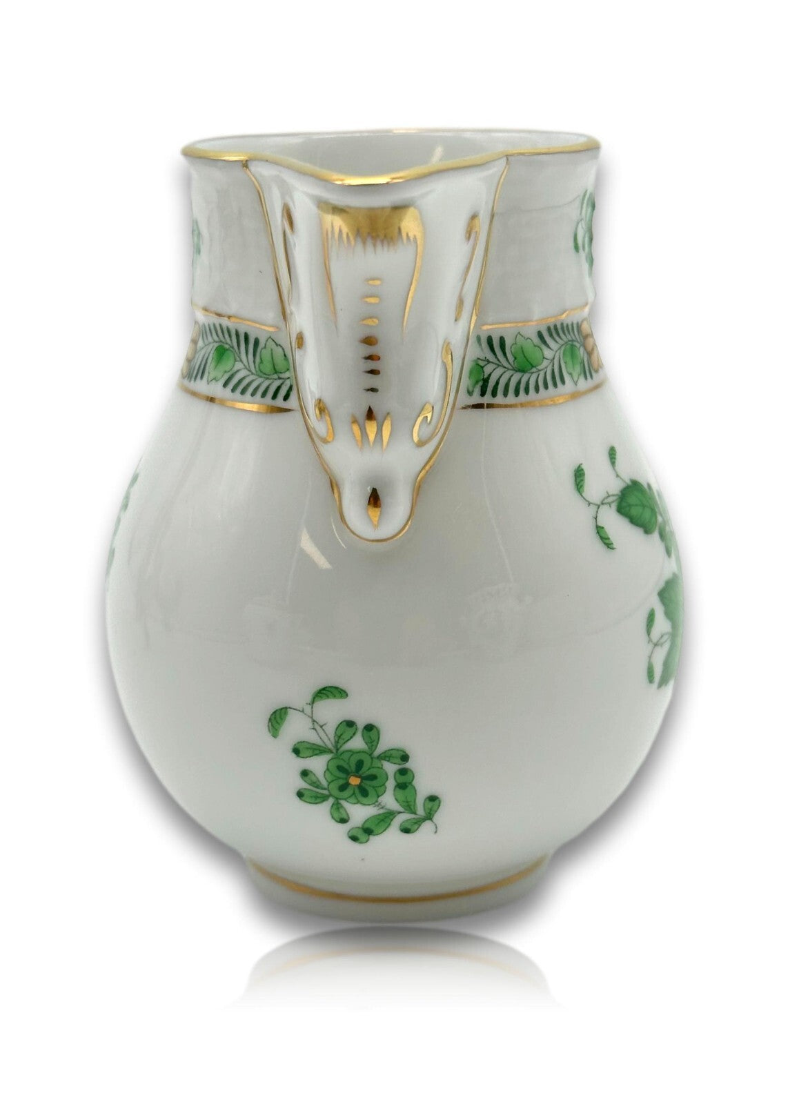 Herend 635 AV - Sahnekännchen - Porzellan - Apponyi Green - Handbemalt - Ungarn2