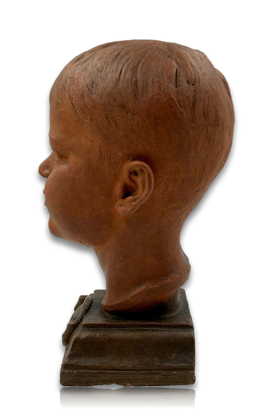 Wilhelm Frass 1886-1968 - Terrakotta Büste Skulptur - 'Michael 1948' - signiert3