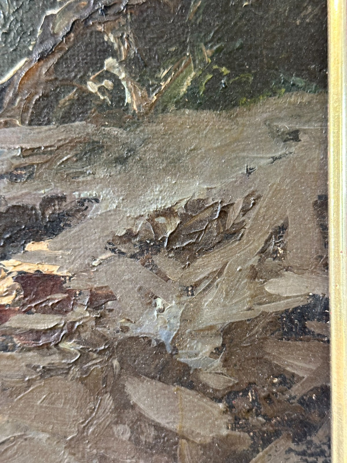 Öl auf auf Leinwand - Saastal Saaservispa - Johann Joseph Geisser 1824–18947