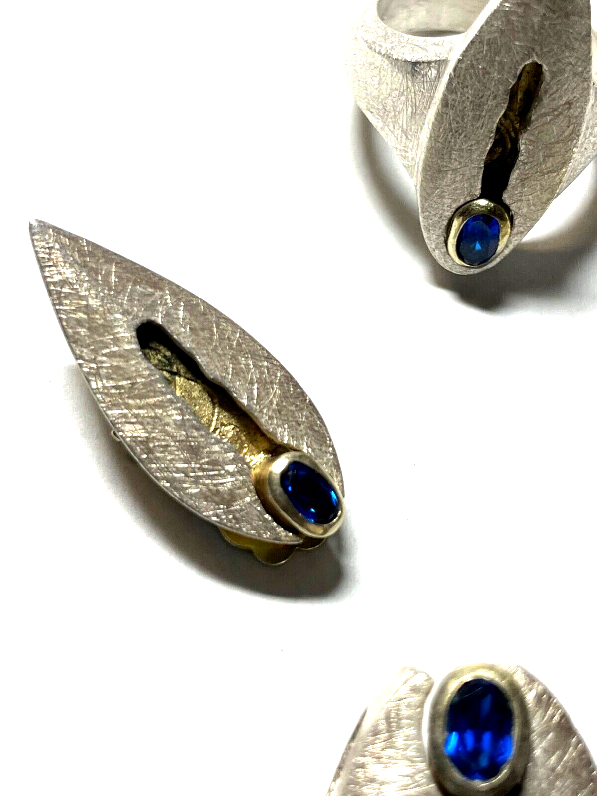 Exklusives Schmuck Set Bartel & Sohn Augsburg Ring Ohrringe Anhänger Goldschmied4