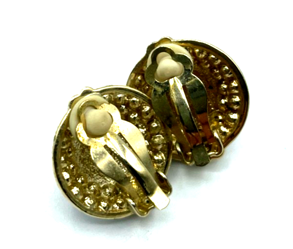 Eleganter Modeschmuck Set Halskette + Clips faux Perlen + Swarovski Clip gepfl.2