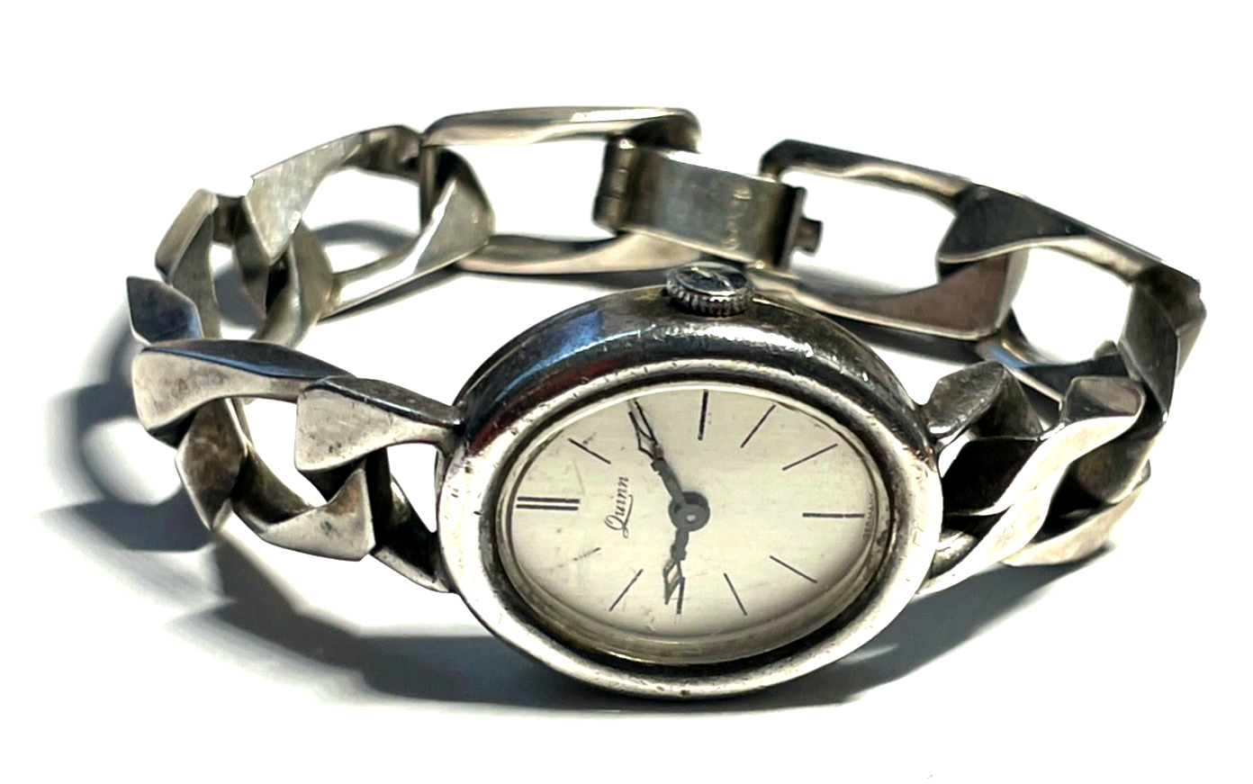 stattliche vintage 925 Silber Damen Armbanduhr QUINN FS Franz Scheuerle gepfl.0