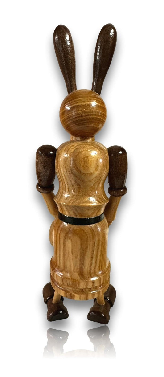 Große Hasenfamilie - 54 cm - ECHT Erzgebirge - Holzkunst Handarbeit - Osterdeko6